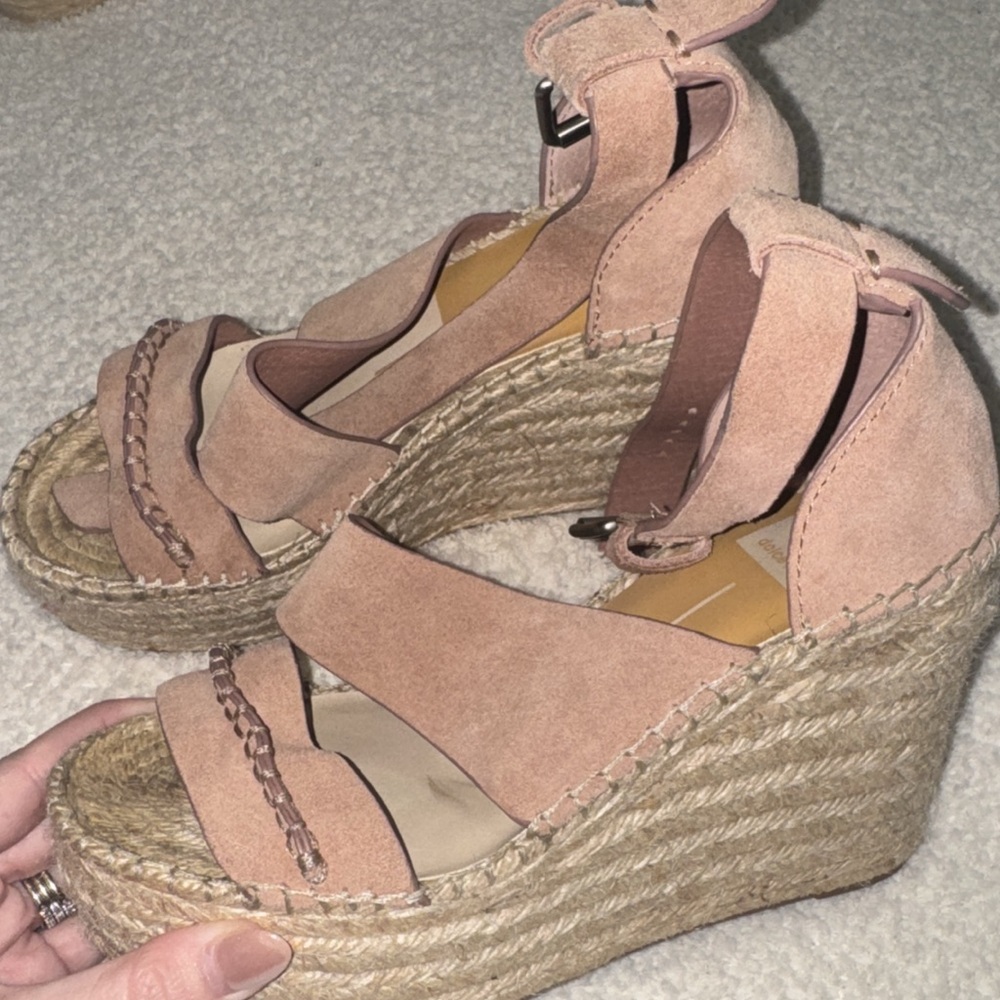 Dolce Vita Blush Wedge Sandals